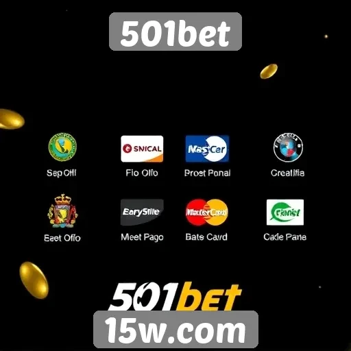 Opções de pagamento disponíveis no 501bet